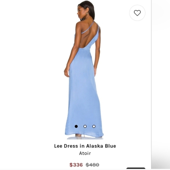 NWT Atoir Lee Maxi Dress in Alaska Blue Size M (6) - Picture 3 of 4